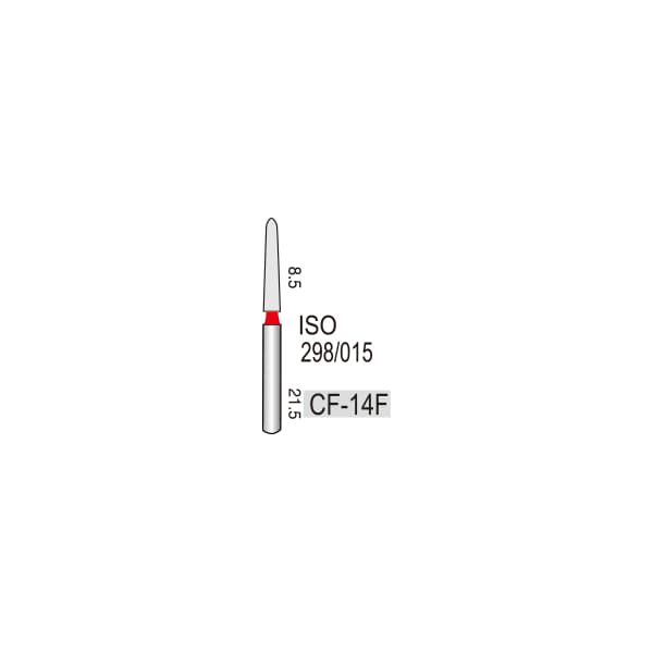Chamfur Torpedo (Gingival Curettage) CF-14F, Fine Grit, 298/015