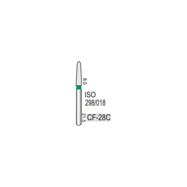 Chamfur Torpedo (Gingival Curettage) CF-28C, Coarse Grit, 298/018