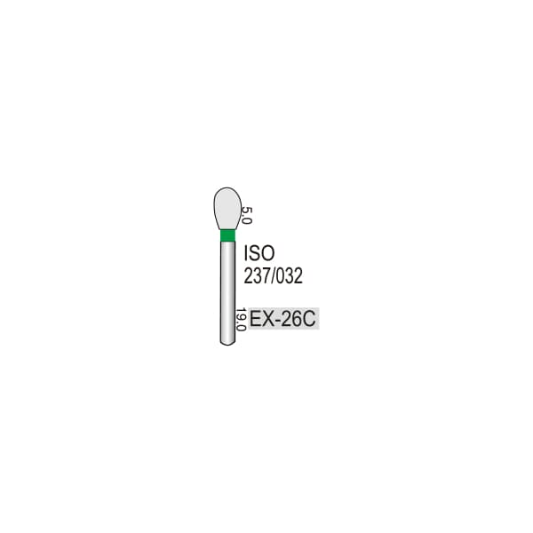 Special (Extra) Shape EX-26C, Coarse Grit, 277/033