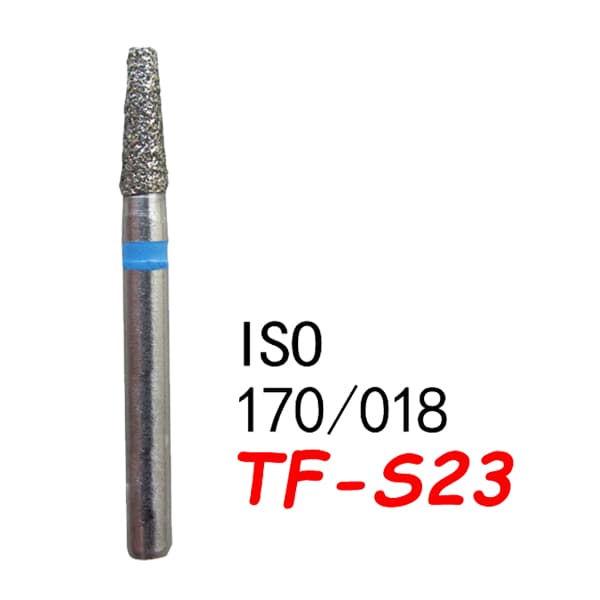Straight Taper Flat End Short TF-S23, Standard Grit, 170/018