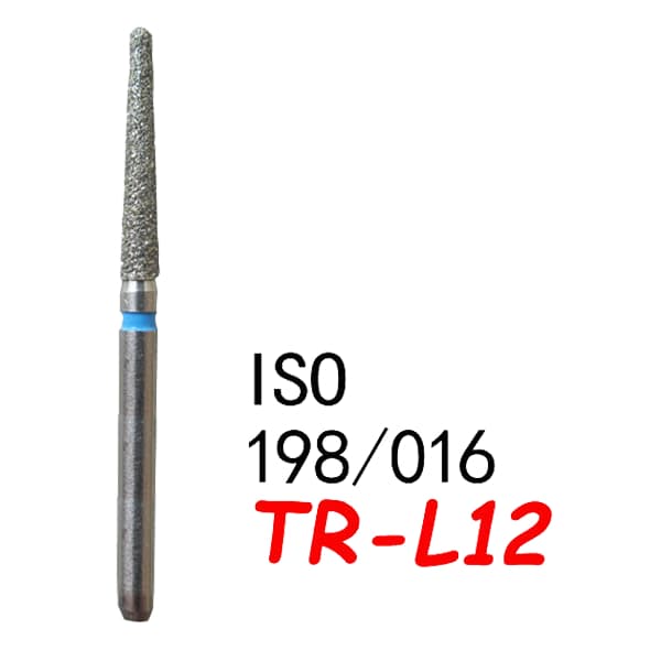 Straight Taper Round End Long Shank TR-L12, Standard Grit, 199/016