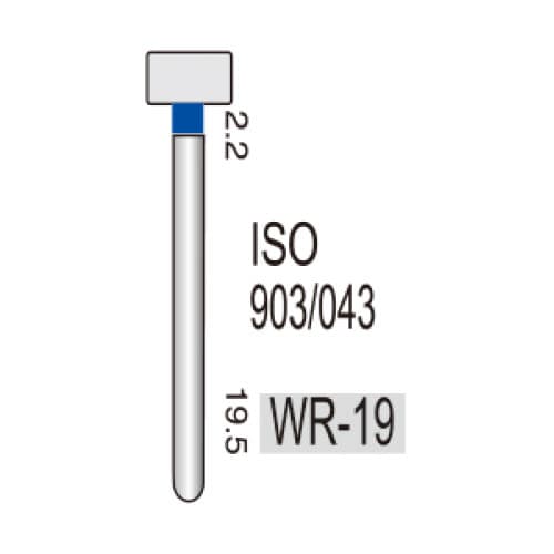 Wheel Rounded Edge WR-19, Standard Grit, 043/044
