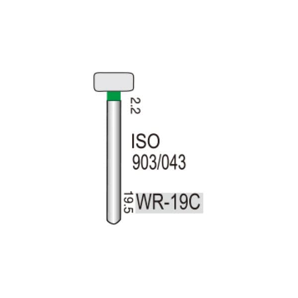 Wheel Rounded Edge WR-19C, Coarse Grit, 068/045