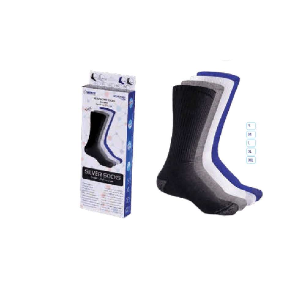 جوارب الياف الفضة MSHS1001