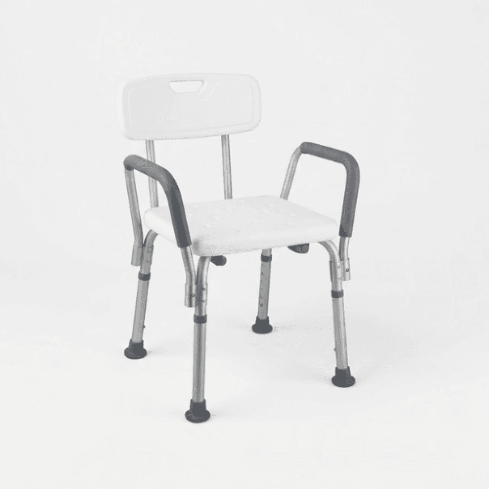 Shower Chair with Backrest and Arms