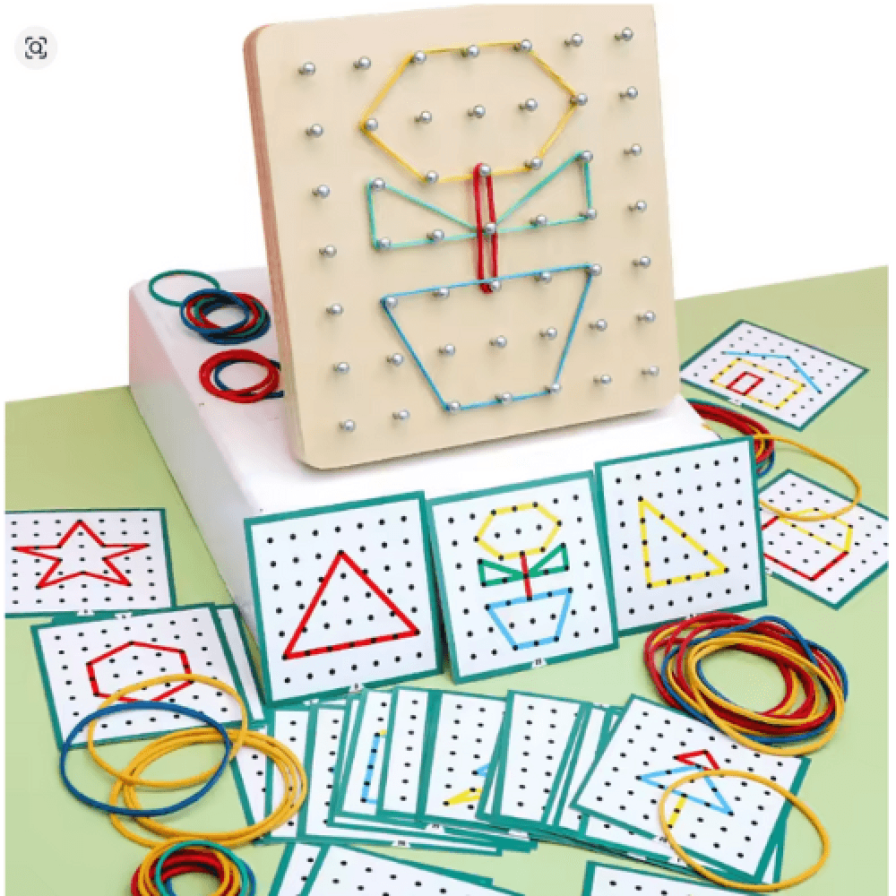 Geoboard, Wooden