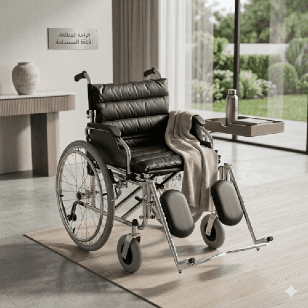 Self-Propelled Wheelchair with Elevating Legrests, 951, 22 Inch