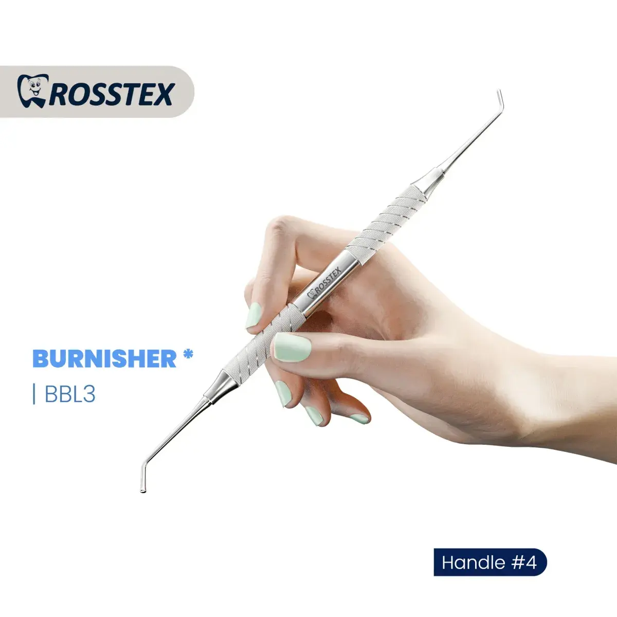 Dental Burnisher Ladmore 3, Handle No. 4