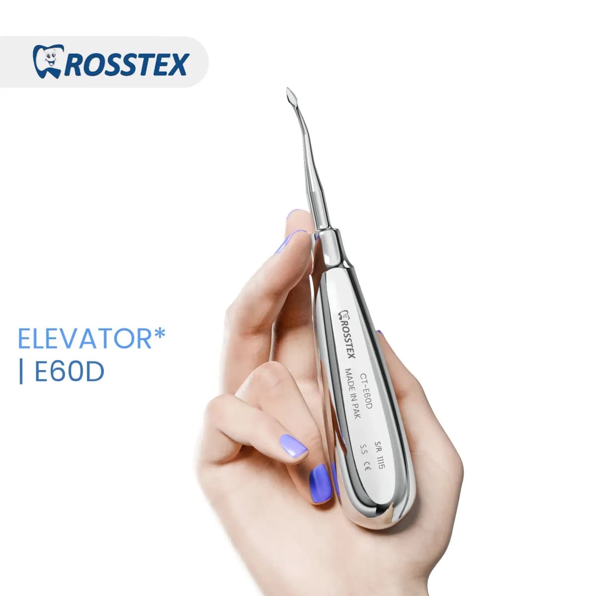 Dental Elevator Spade Bernard 60D, Distal