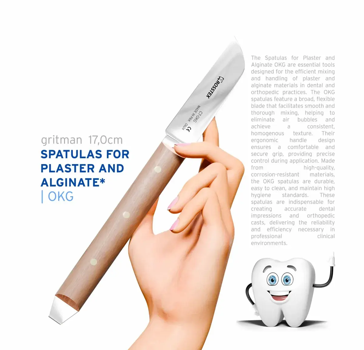 Spatula Gritman, 17.0 cm