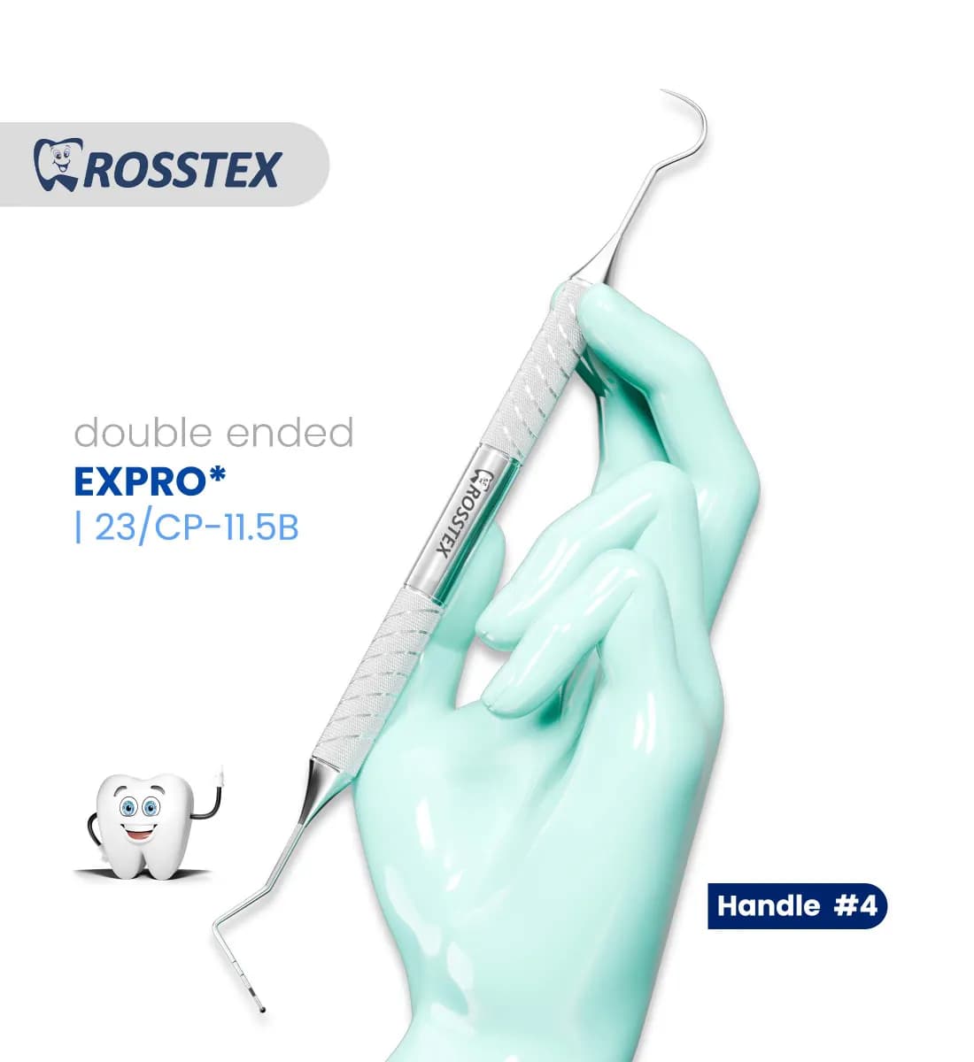 Dental Expro 23/CP-11.5B Screening, Handle No. 4, Double Ended