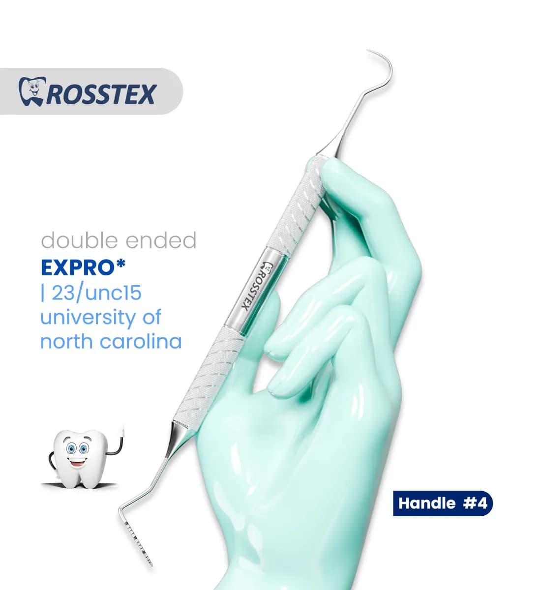 Dental Expro 23/UNC15, Handle No. 4, Double Ended