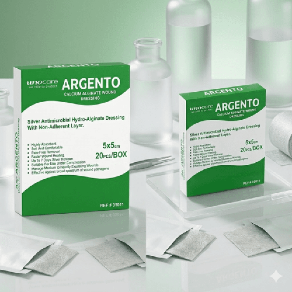 Argento Silver Wound Dressing, 5×5cm