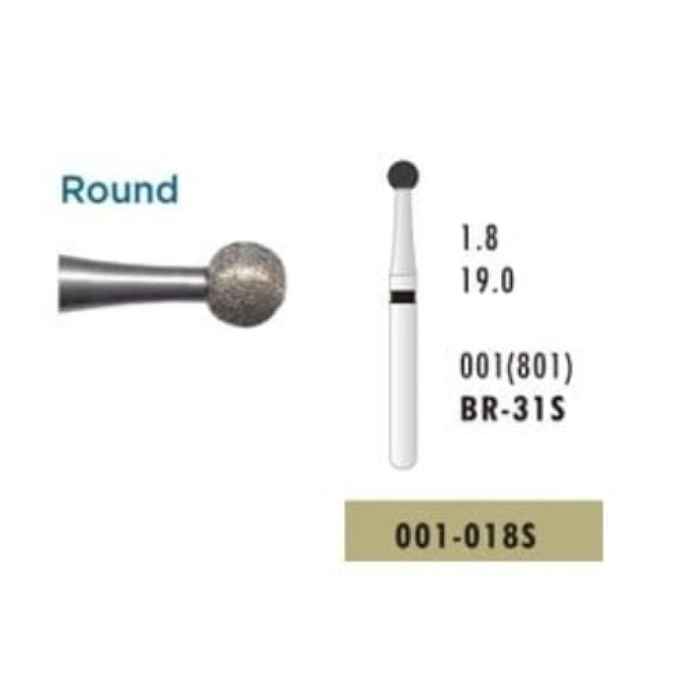 Diamond Bur Br-31XC (001-018XC), Black