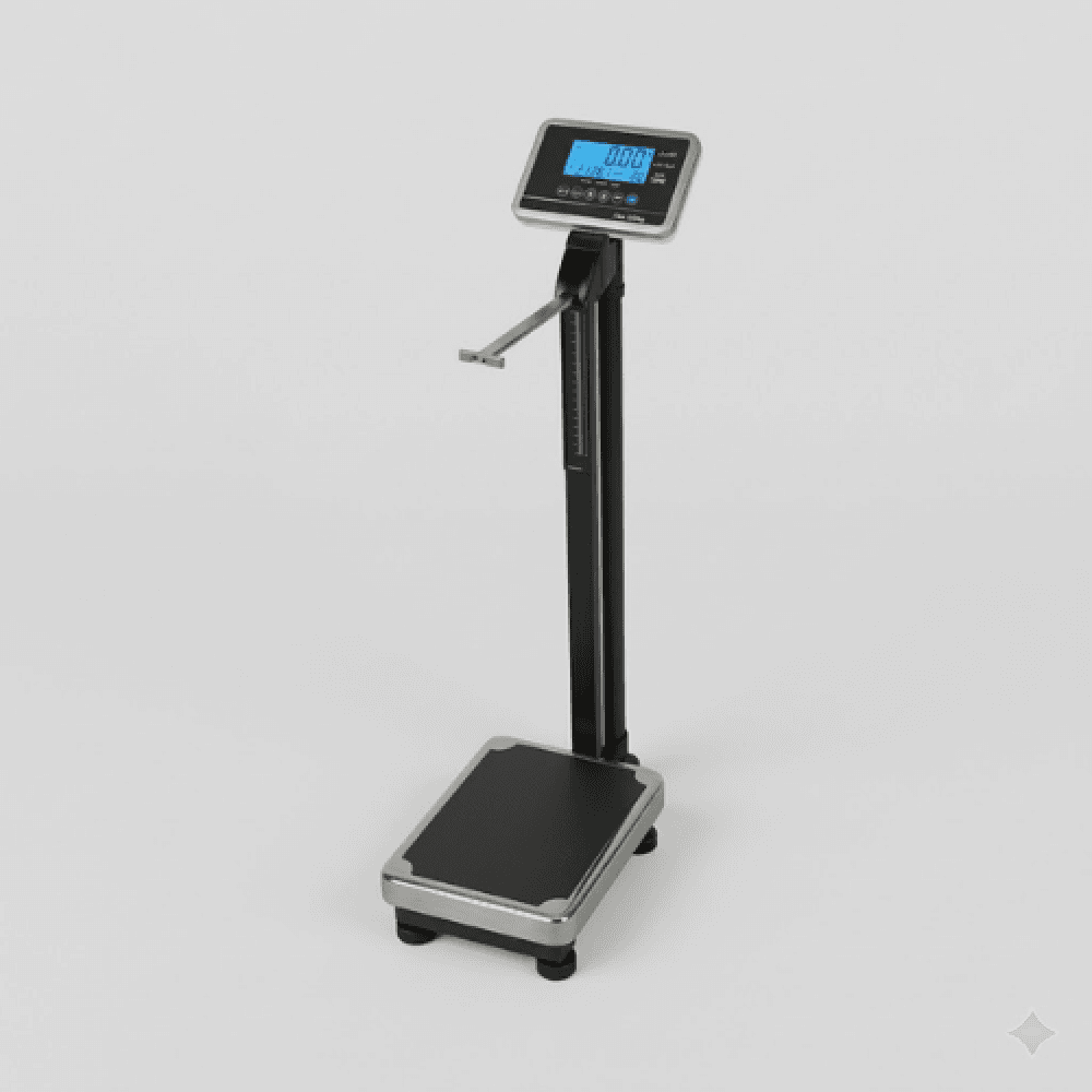 Digital Scale with Height Rod