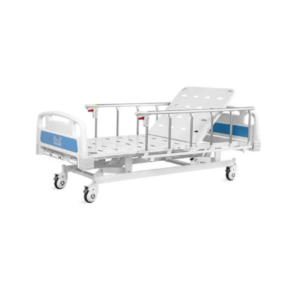 Manual Hospital Bed, 2 Functions, With Mattress
