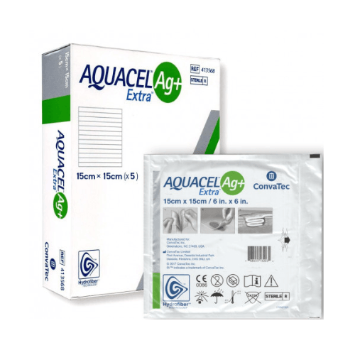 ضماد أكواسيل Ag بالفضة 15 × 15 سم
