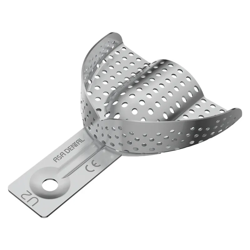 Aluminium Perforated Upper Impression Tray, X Small, Without Rim