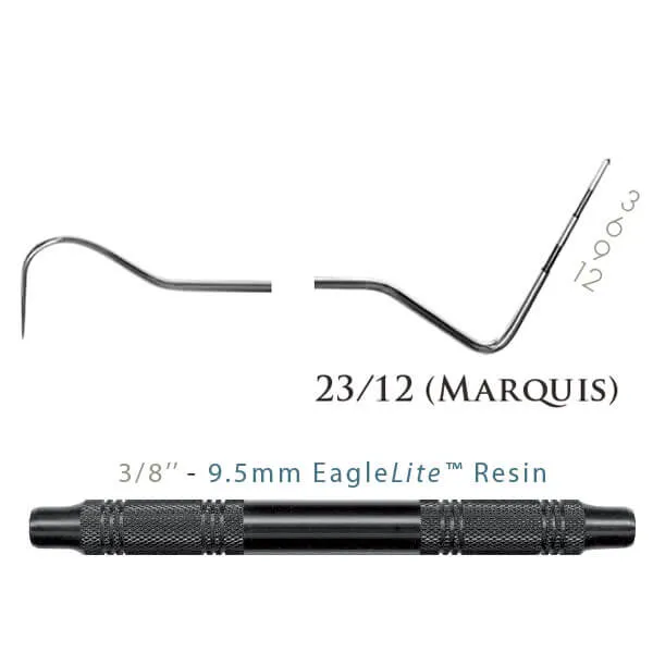 مسبارات 23/12، أسود، EagleLite Color Resin