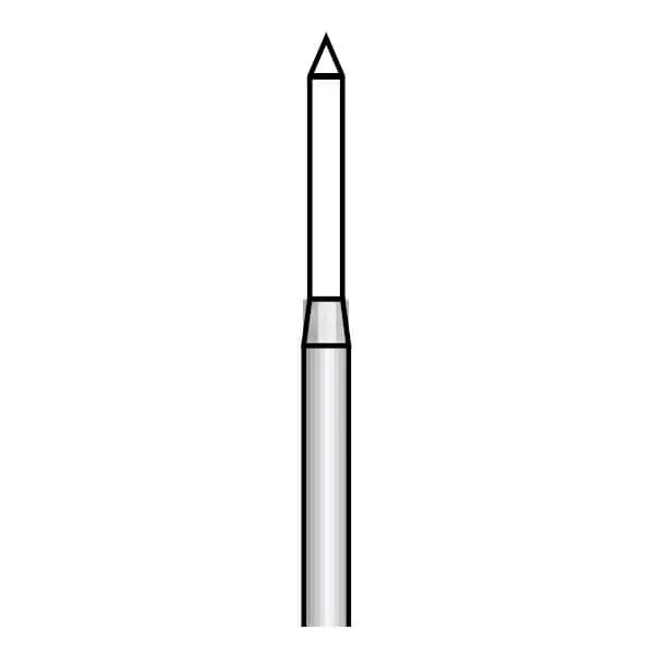 Ash Hi-Di Diamond Burs, Cylinder (130), Medium, FG 012