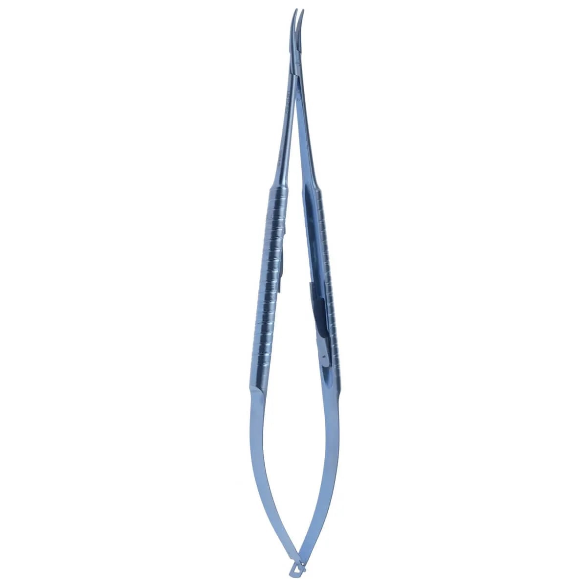 Needle Holder Micro, Titanium Curved