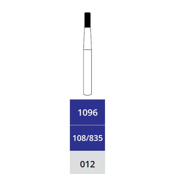 Diamond Bur, Cylinder, Medium, FG Short 012