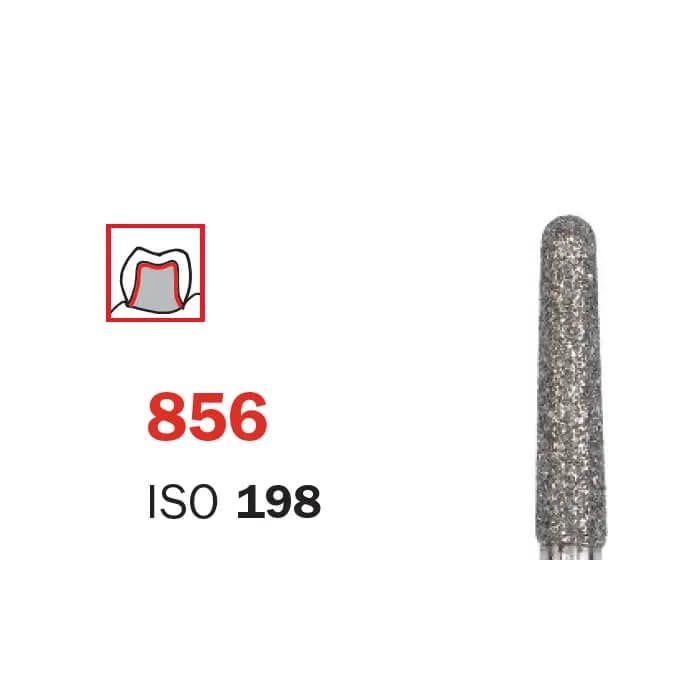 سنبلة ألماسية FG 014 قصيرة متوسط مخروطي نهاية مستديرة ISO #198