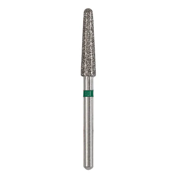 Diamond Bur, FG 023, Medium, Cone Round End ISO #198