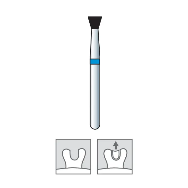Diamond Burs, Inverted Cone, Medium Grit, FG 010-023