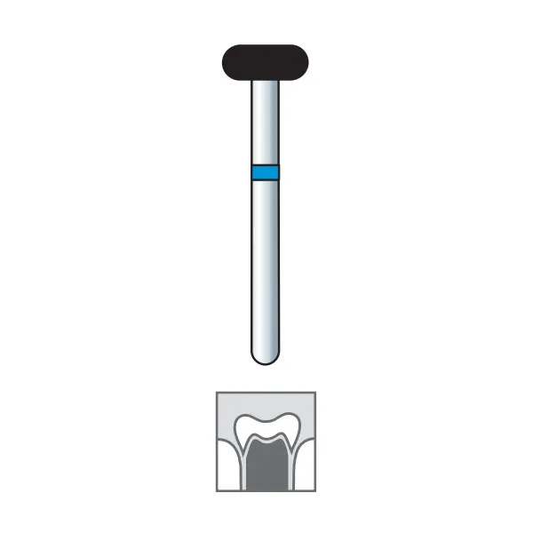 Diamond Burs, Wheel, Medium Grit, FG 068-040