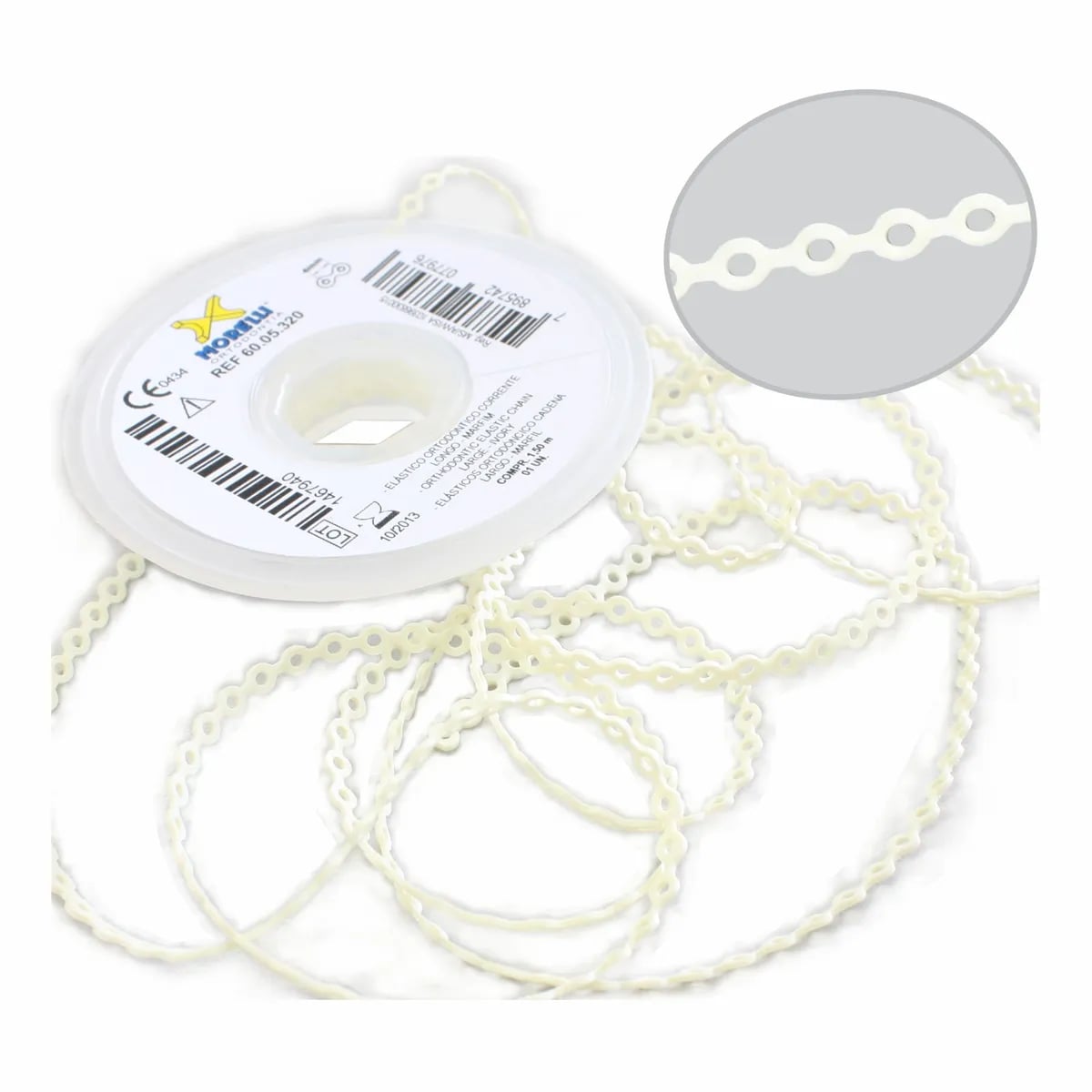 Elastic Chain Long, Ivory
