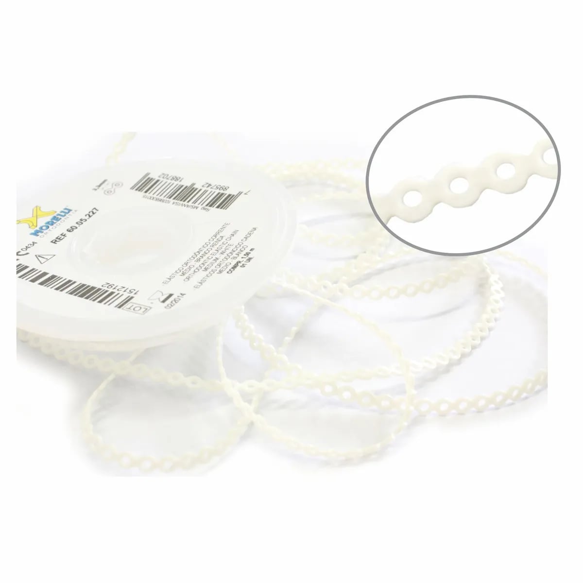 Elastic Chain Medium (Short), White
