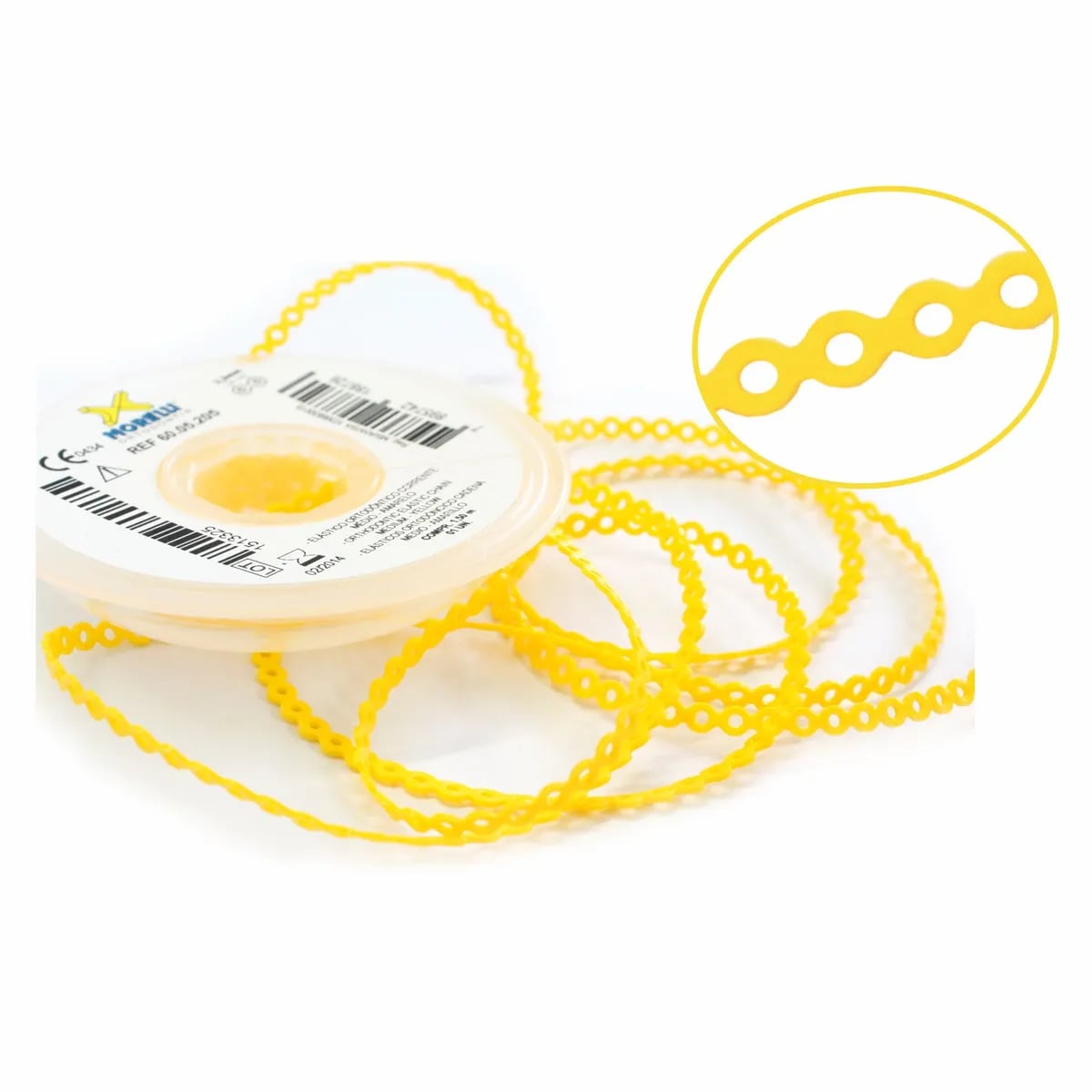 Elastic Chain Medium (Short), Yellow