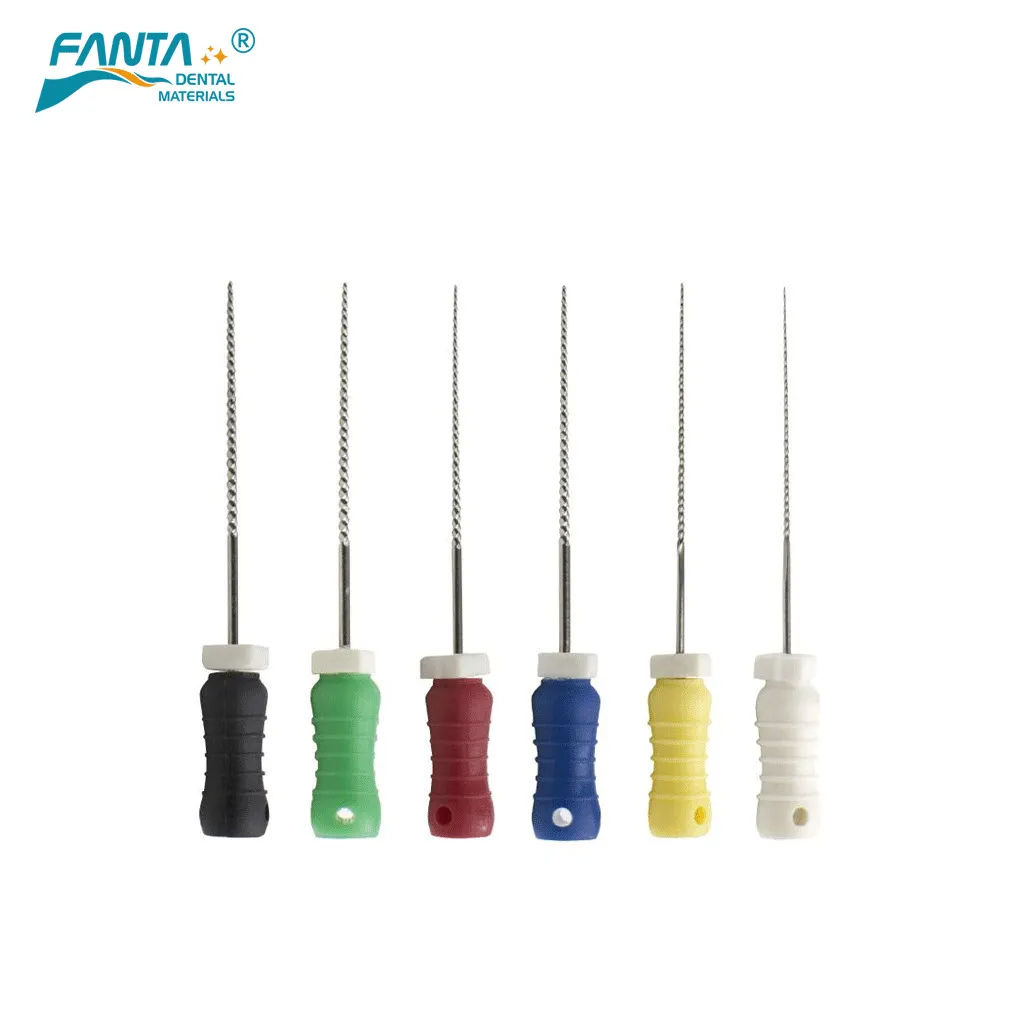 Fanta K-Files, Assorted Sizes #15–40, 21mm Length, Stainless Steel