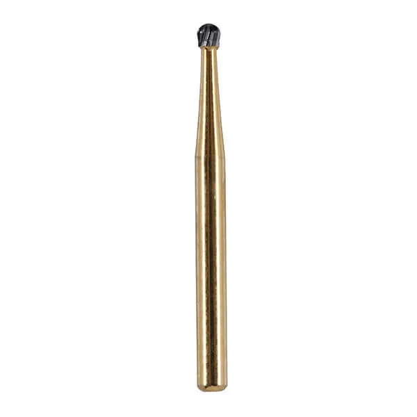 Finishing Carbide Bur, FG 018, Round, 12 Flutes ISO #001