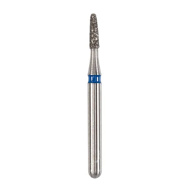 Diamond Bur, FG 010, Medium, Cone Round End ISO #196