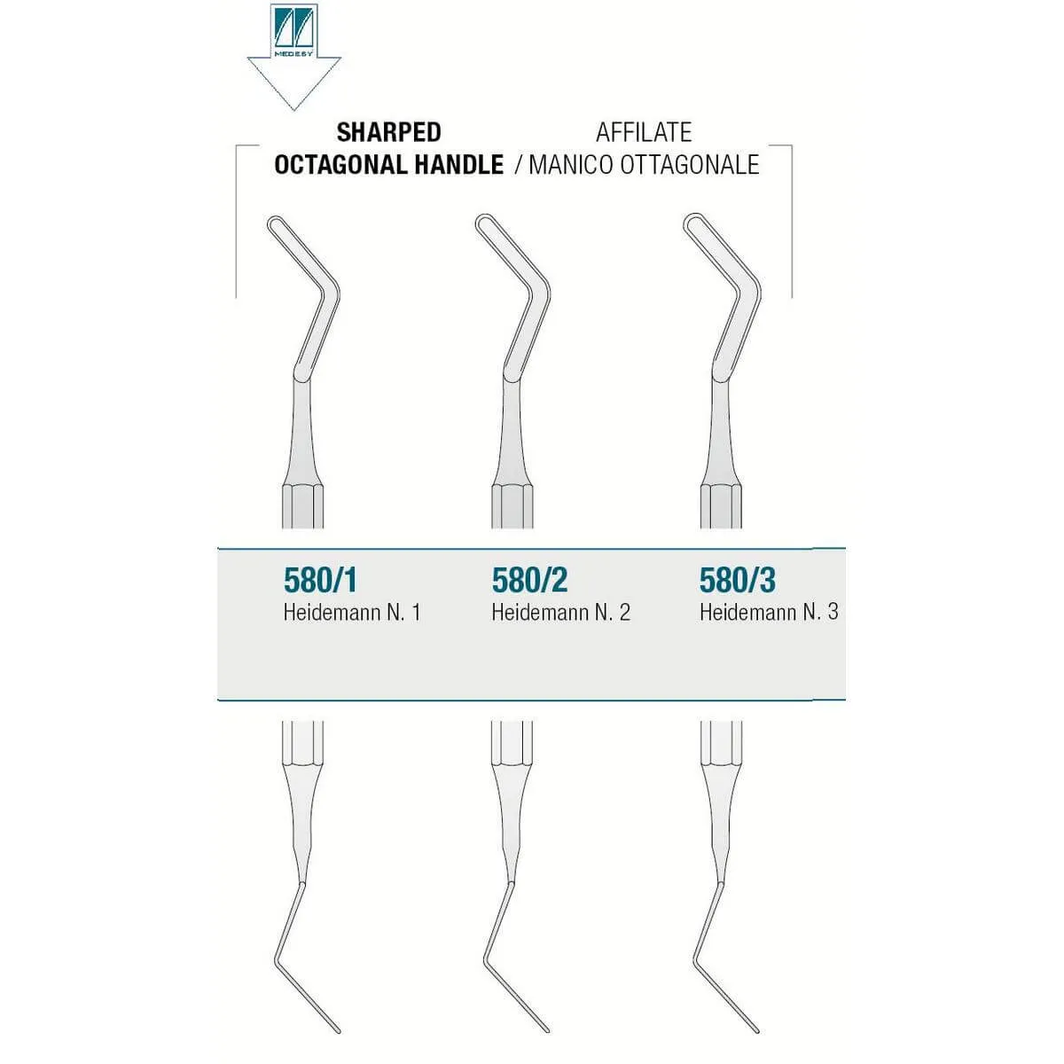 Composite Spatula Heidemann Sharp N.1