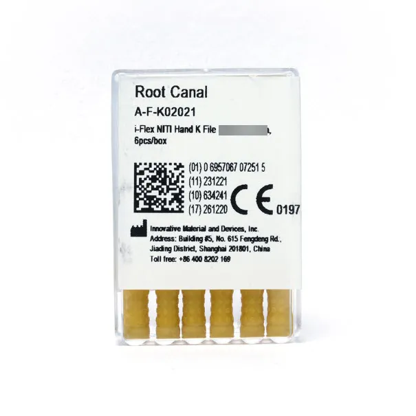 iFlex NITI Hand K File Size 25, 25mm