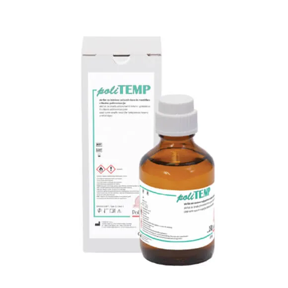 Temporary Crown Acrylic, Acrylate PoliTEMP (Liquid)