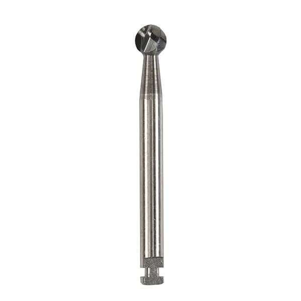 Surgical Carbide Bur, RA 027, Long, Round ISO #001