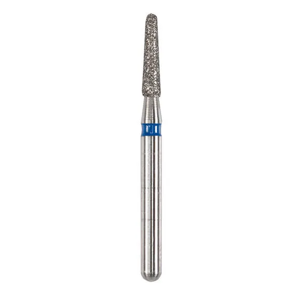 Diamond Bur, FG 014, Medium, Cone Round End ISO #222