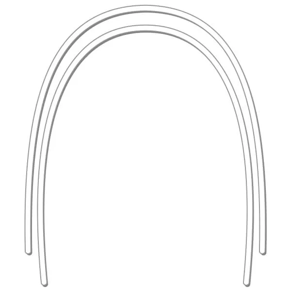 NiTinol Aesthetic Archwire, 019x025, Lower