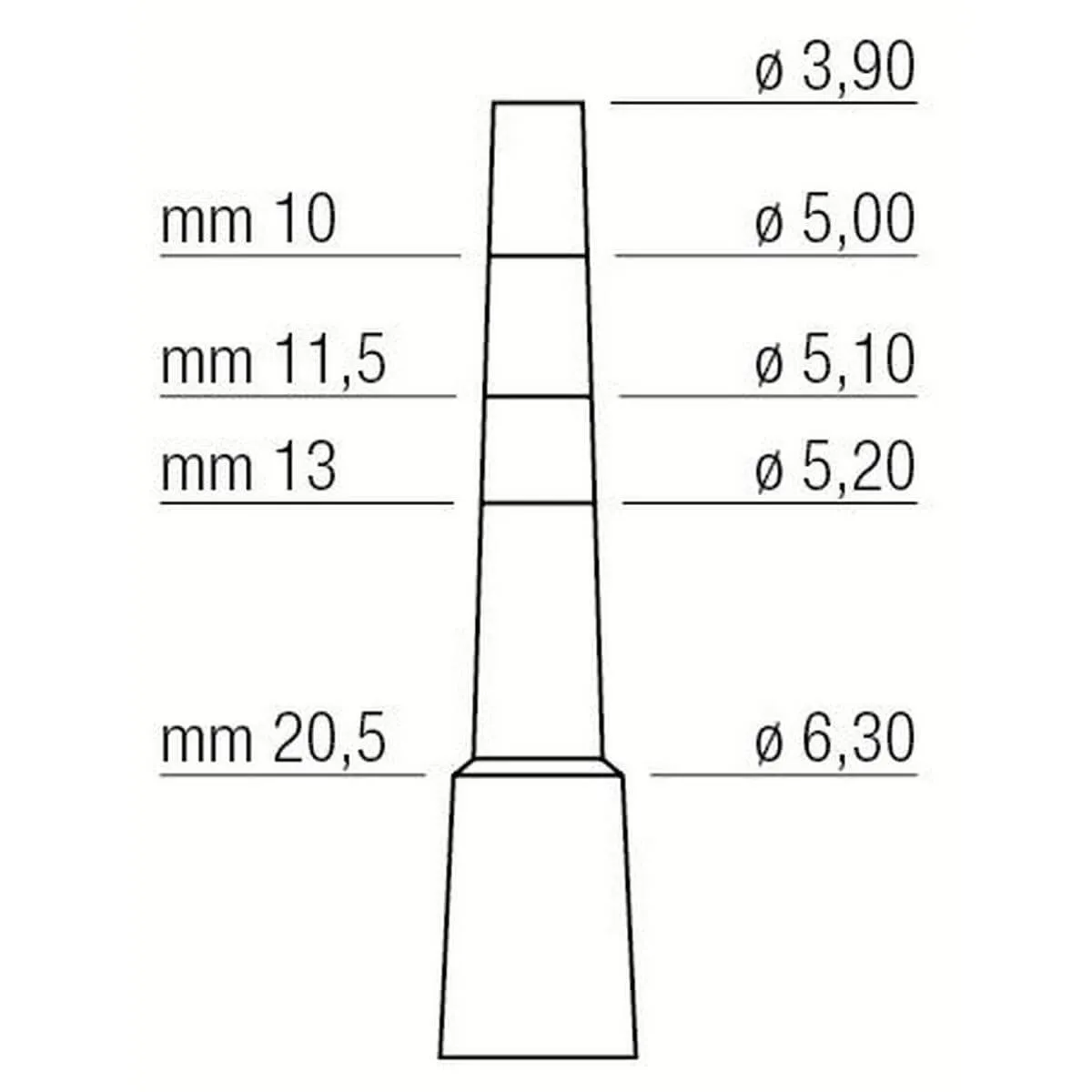 Osteotome 3.9/6.3mm
