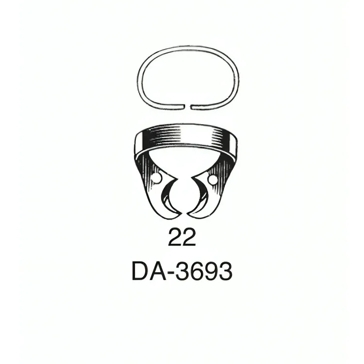 Rubber Dam Clamp #22, Winged for Versatile Tooth Isolation