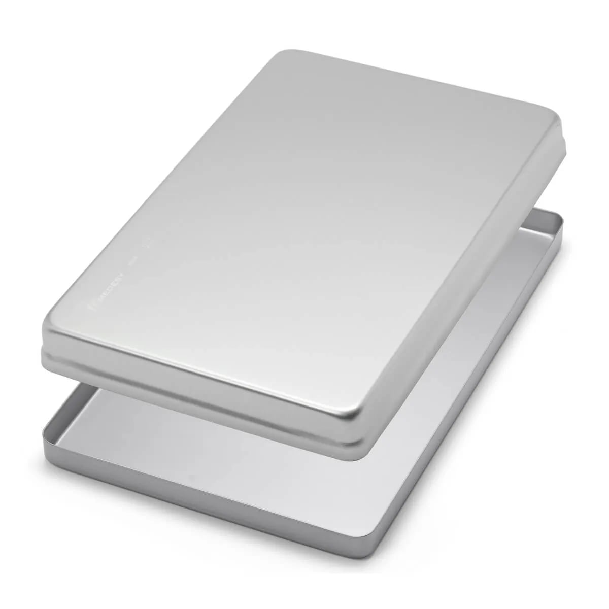 Tray Small Aluminum Silver - Lid