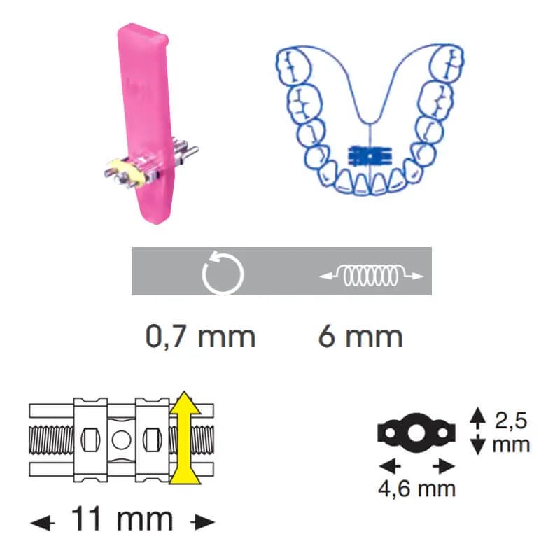 Super Micro Expansion Screws, 11 mm