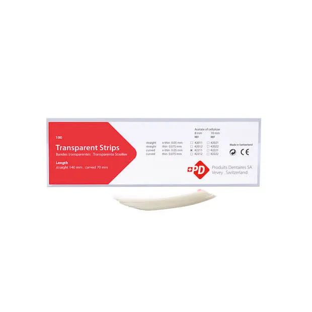 Transparent Matrix Strips, Curved, X-Thin (8mm)