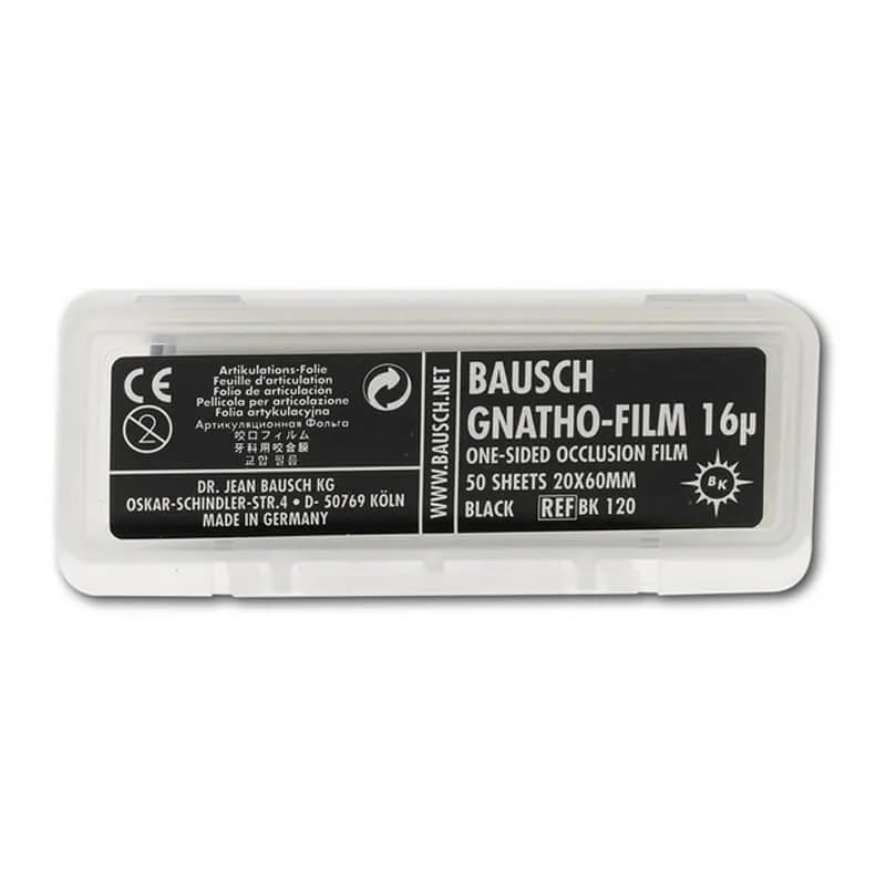 Gnatho-Film, 16µ Black Occlusion Film (20 x 60 mm) PK/50 Sheets