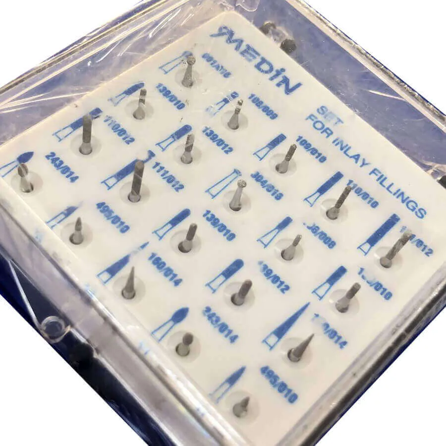 Burs Set For Inlay Fillings Finishing, FG Set/20