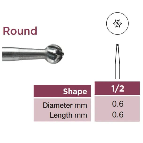 Operative Carbide Bur, Round, RA-006